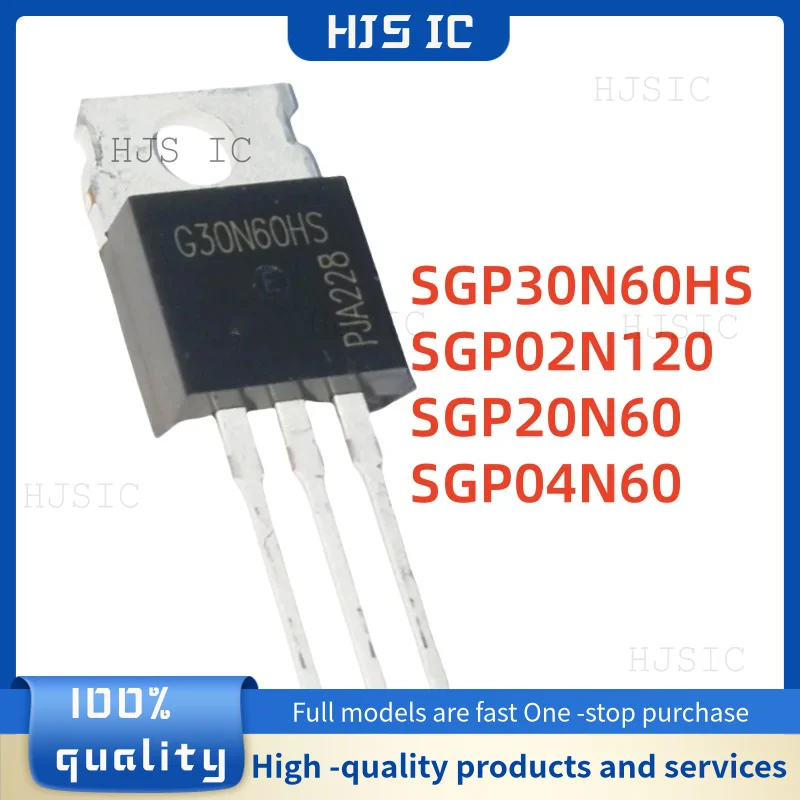10 Uds SGP04N60 TO-220 G04N60 SGP2N120 GP02N120 SGP30N60HS G30N60HS SGP20N60 GP20N60 componentes electrónicos transistor electrónica