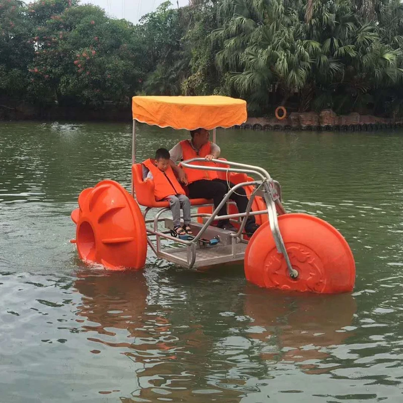 Plastic Wheels Stainless Steel Aluminum Alloy Water Tricycle Traffic Boat Water Bike