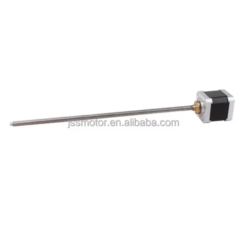 4 Axis Nema 23 Stepper Motor Round Shape Lead Ball Screw Nema 23 Cnc Engraving Machines Stepper Motor in stock