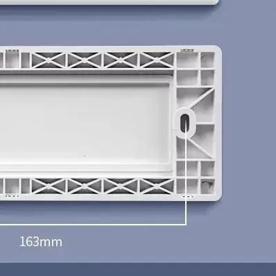 White Gold Grey 118 Type Switch Socket Panel Electrical Outlet Plate Cover For Wall Junction Box Wire Protection Home Decor