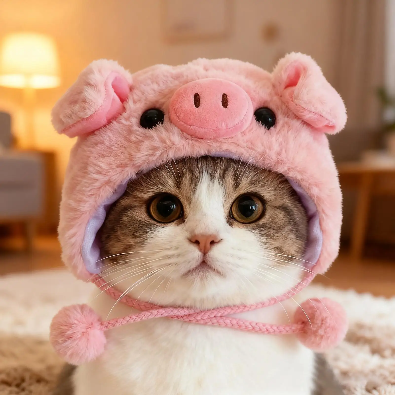 Funny Cat Hats Costume Cute Animal Headwear for Kittens Dogs, Festival Party Dress Up Accessory  for Kittens Dogs, Christmas