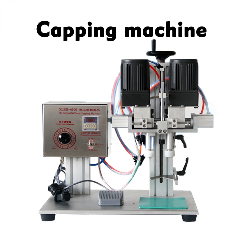 

Automatic Bottle Capping Machine XLSGJ-6100 Plastic Bottle Capping Machine Sealer Around Capping Sealing Machine 220V 1PC