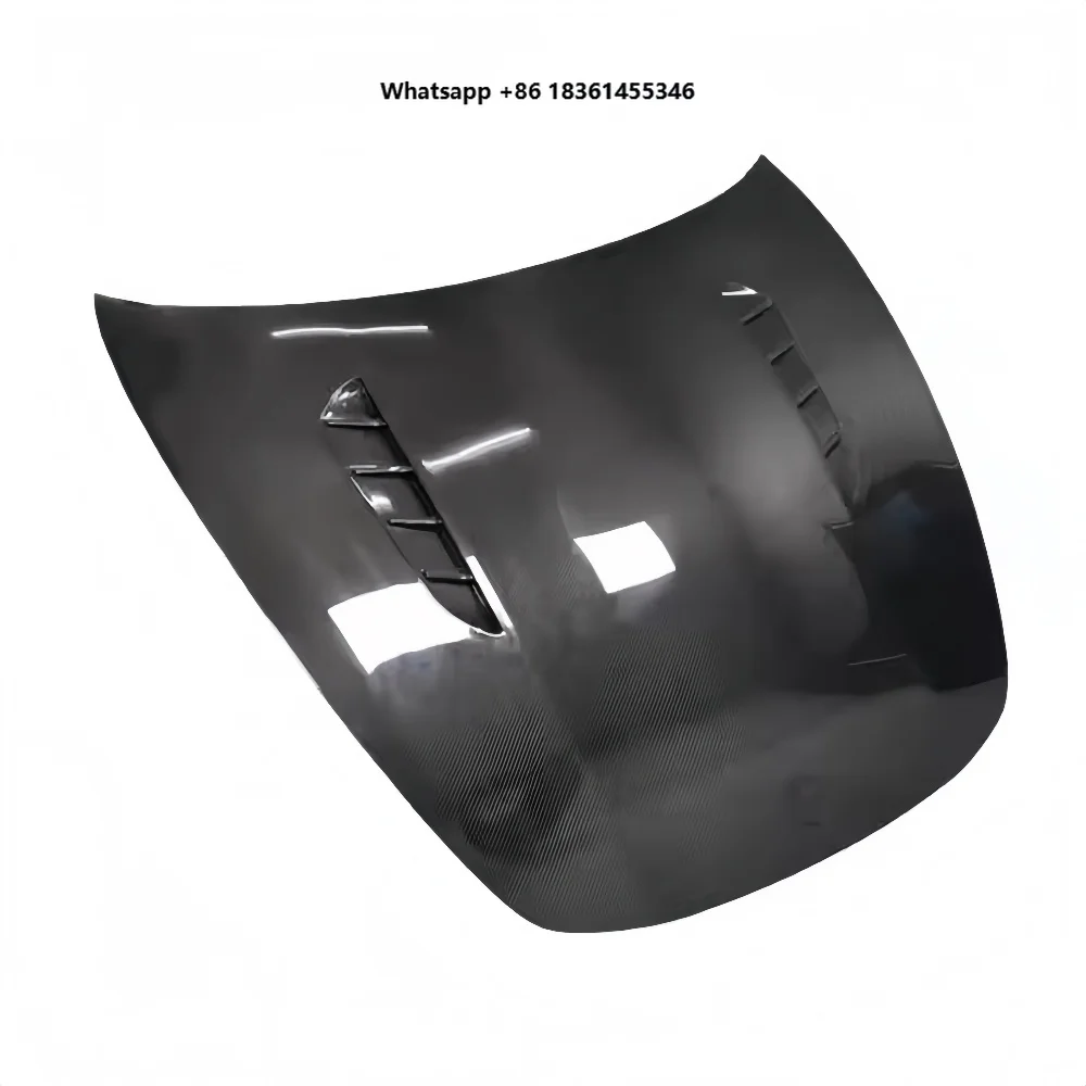 For Retrofitting and Upgrading Body Part Dry Carbon Fiber Engine Hood Cover for Panamera 971