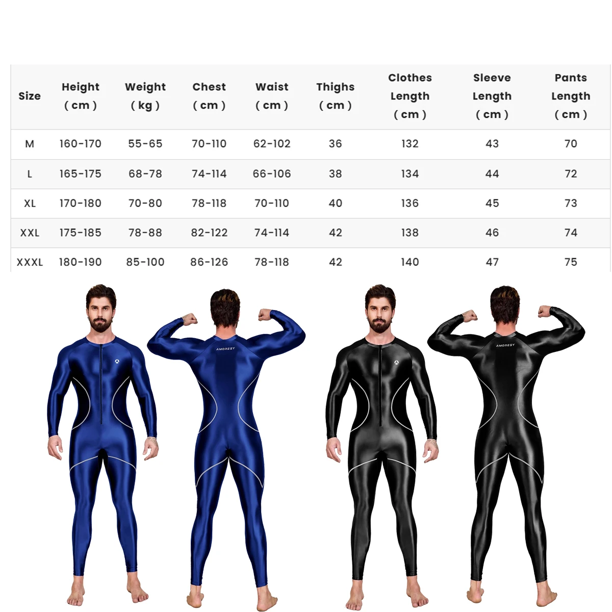 AMORESY Centurion سلسلة الساتان بريق مطاطا المرقعة تصفح ملابس السباحة بذلة رياضة اللياقة البدنية رياضية ارتداءها Playsuit تأثيري