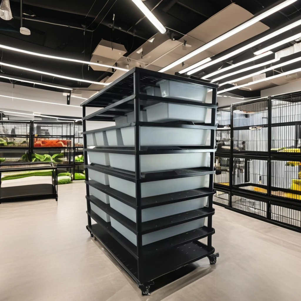 

Пластиковая стойка для рептилий с рисунком животных, система шариков, клетка для разведения питона с металлическими стеллажами для разведения змей, упаковка в штучной упаковке