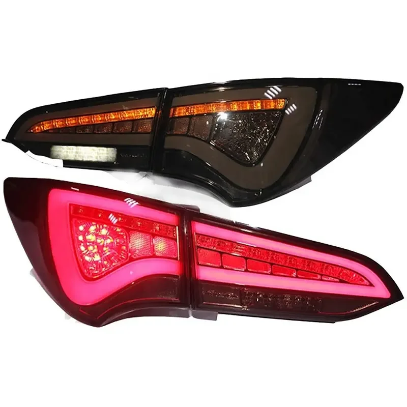 2013-2014 Year For Hyundai New Santa Fe Ix45 LED Strip Tail Light Smoke Color - WH