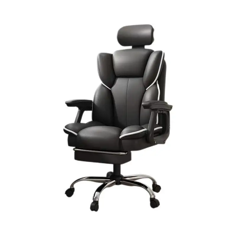 Ergonomic Gaming Chair for Home Office with Adjustable Seat Height and Lumbar Support