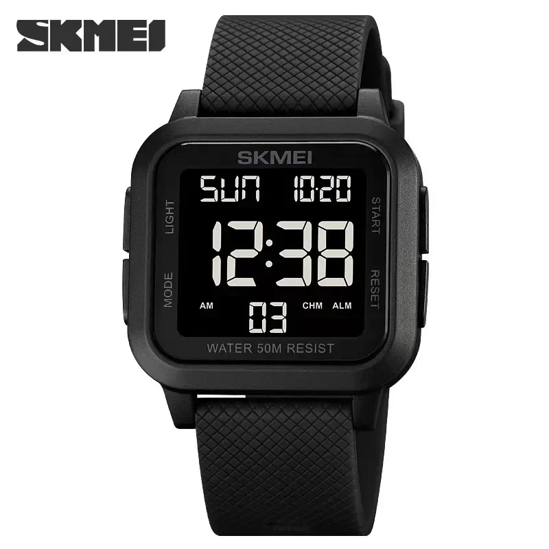 

10PCS/Set SKMEI1894 8pcs Men's Alarm Clock and Timer 5Bar Waterproof Military Watch LED Display Digital Watch Outdoor Sports