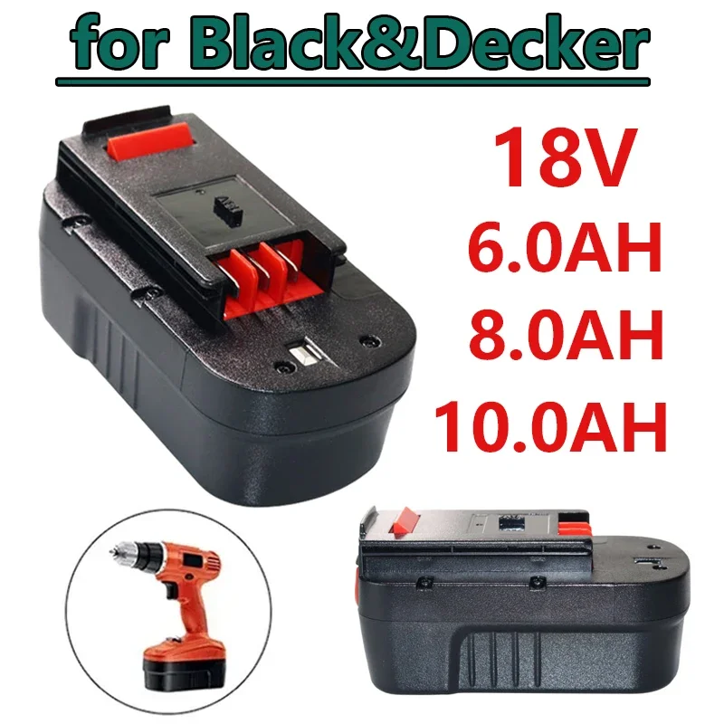 

NEW HPB18 18V Rechargeable Tools Battery For Black&Decker Hpb18 Fs180 A1718 A18NH BD18PSK EPC18 HP188F2B KC1800Sk Fs1800CS