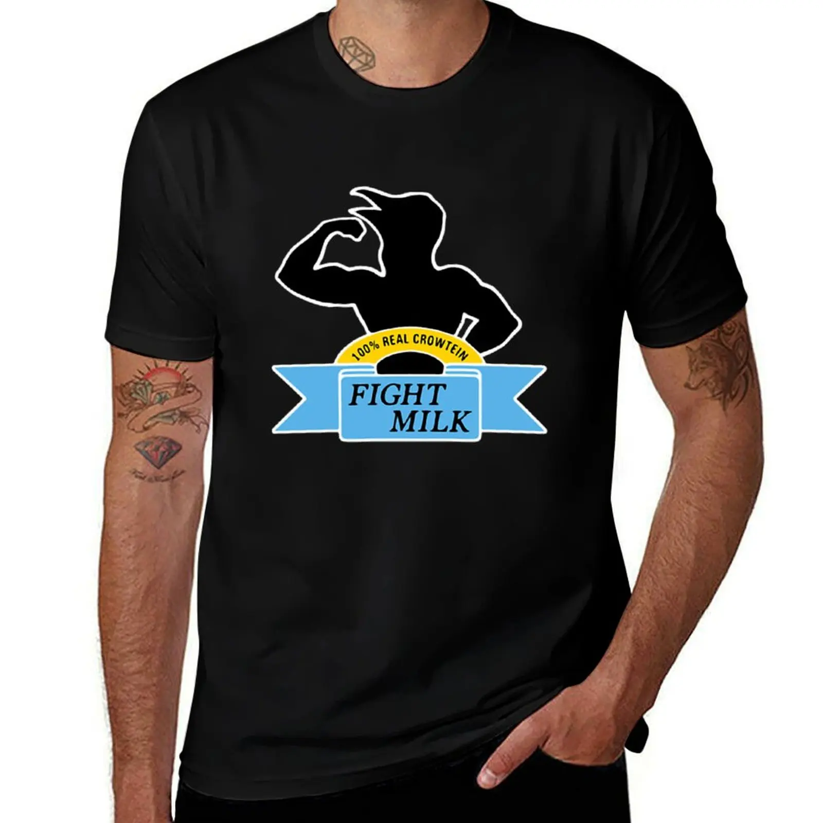 

Fight Milk - For Bodyguards, By Bodyguards T-Shirt t shirts with prints t shirt man cotton T-shirt
