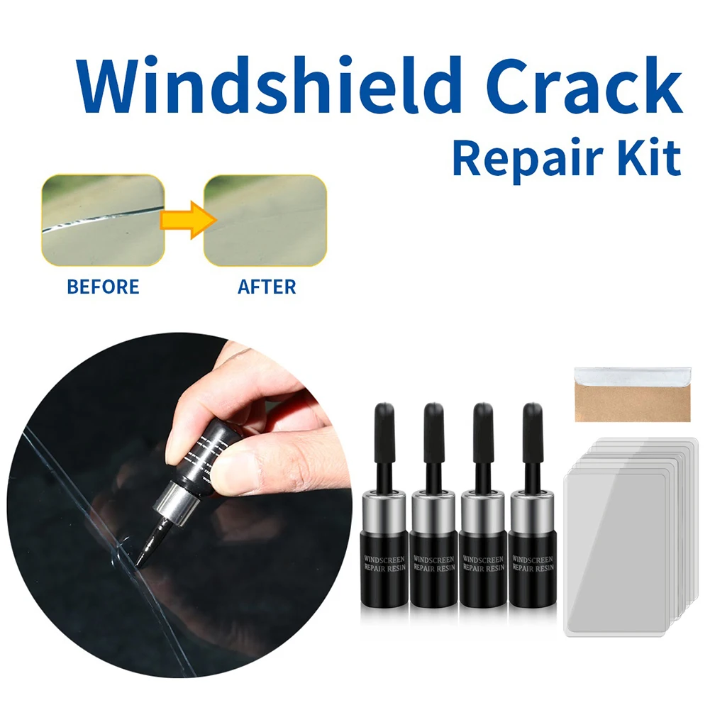 1-10Pcs Car Window Phone Screen Repair Kit Automotive Windshield Glass Crack Nano Repair Fluid Car Resin Scratch Crack Restore