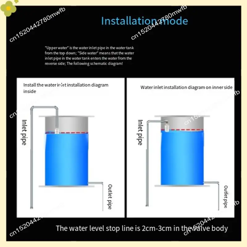 

LDHL Полностью автоматический мини-поплавковый клапан контроля уровня воды, верхний впуск воды 3/4 дюйма