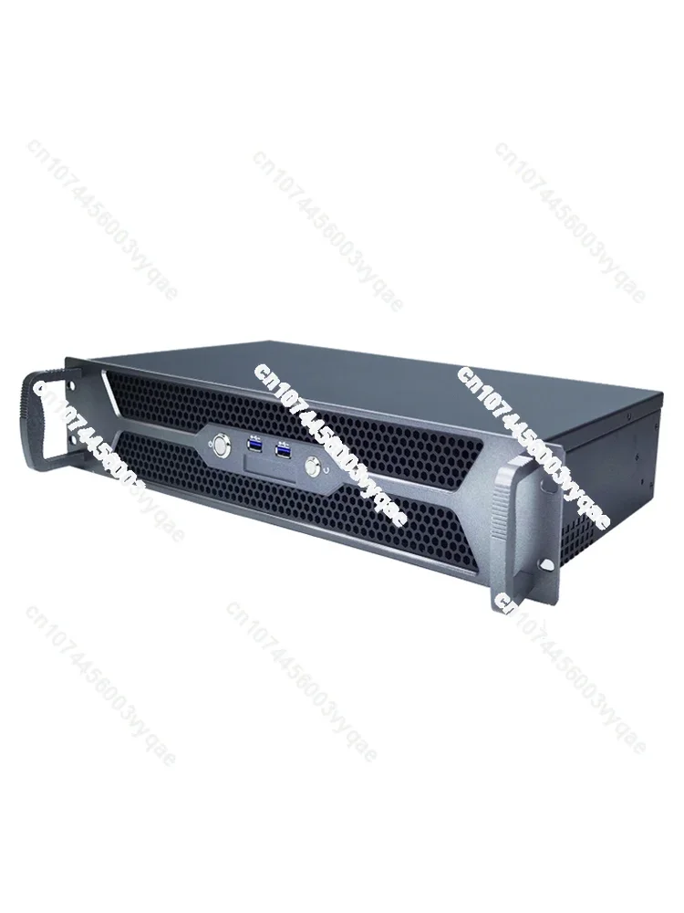 

2U Chassis 250 Short Aluminum Panel Rack Type Full Height Slot ITX Main Board Compact Computer Host Server Housing