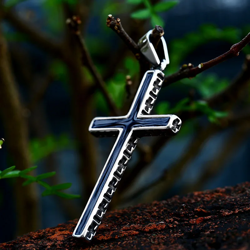 BEIER 2022 New Arrival Special Design Stainless Steel Cross Pendant Black Jewelry For Men Women Wholesale