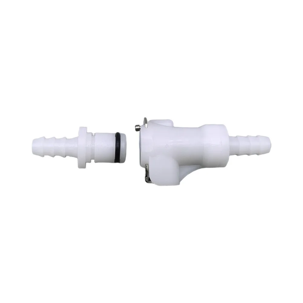 5 Pair 1/4 Inch Quick Connect Disconnect Hose Barb Fittings for 1/4in Tubing Used in Brewery Fuel and Air Systems