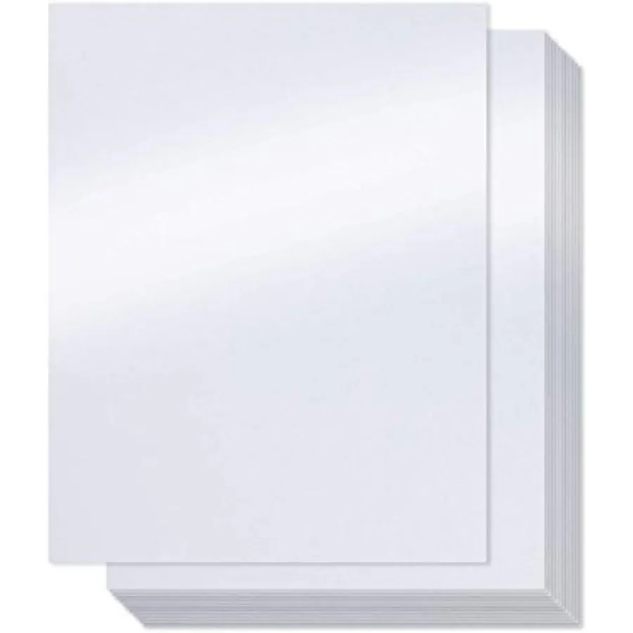

TM Shimmer Pure White Pearl, Digital Metallic Stationary Paper. Perfect for Business, Invitations, Weddings. And More. 200 Shee