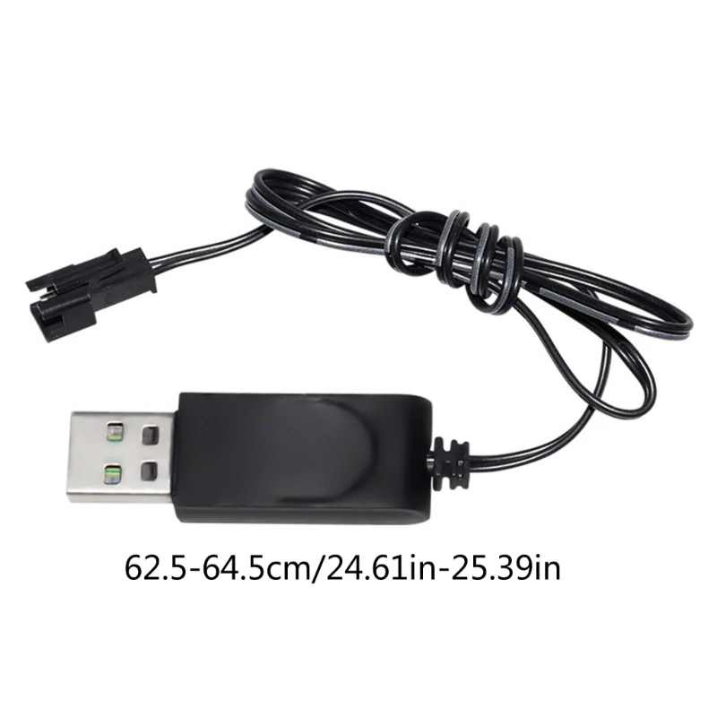 Cable carga USB con conectores SM2P Cable carga USB batería litio