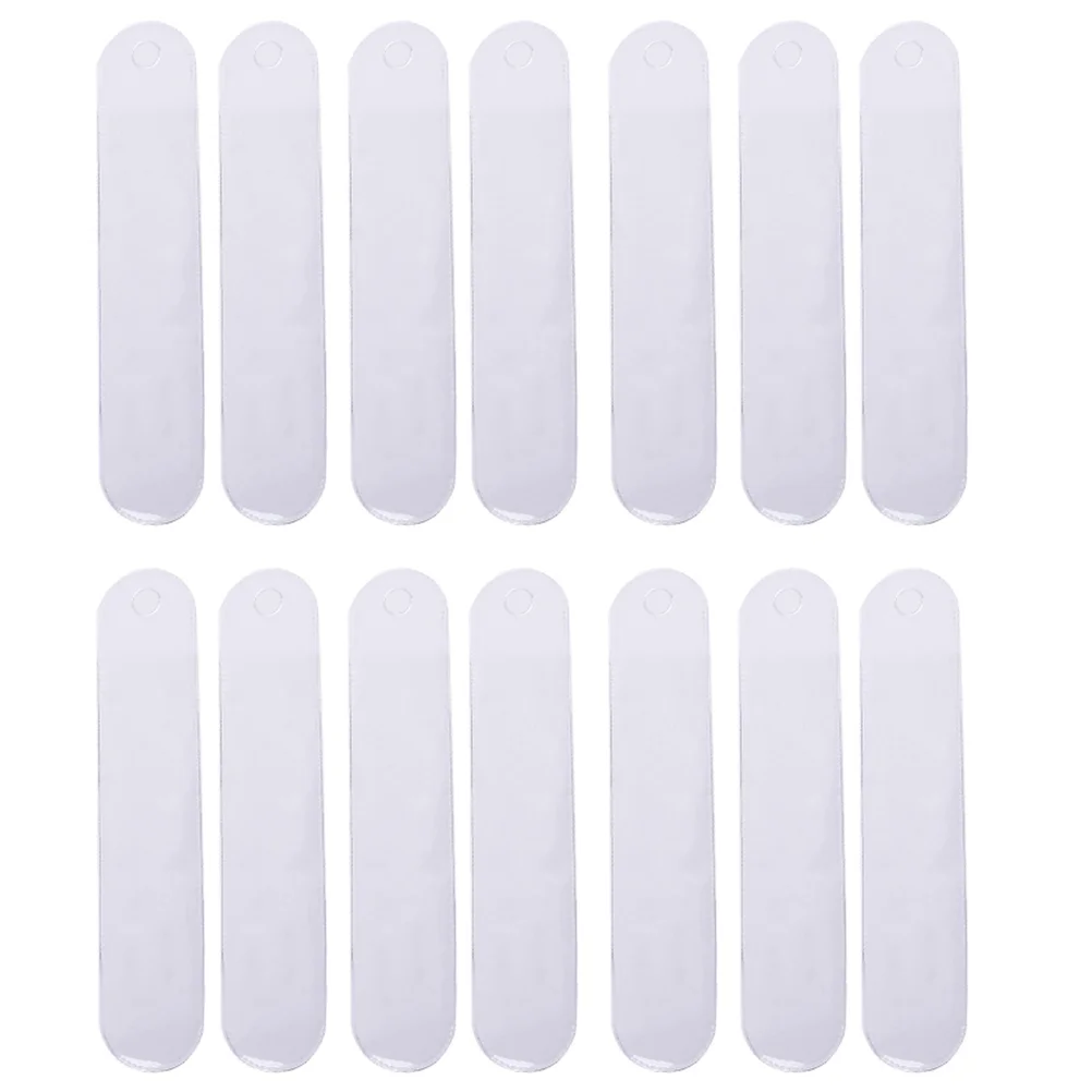 25 Pcs Packaging Bags Pen Case Plastic Protective Transparent Storage Dustproof White