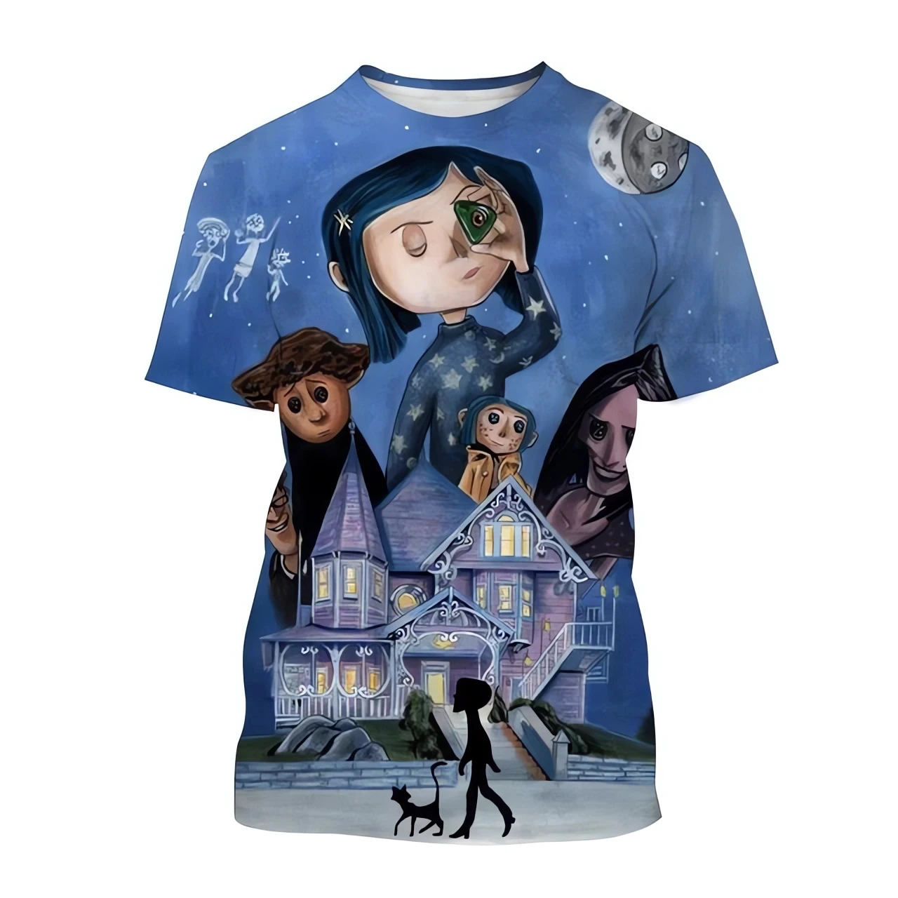 New Summer Hot Selling 3D T-shirt Thriller Horror Anime Movie Men and Women Personalized Puppet Printed Short Sleeve Top