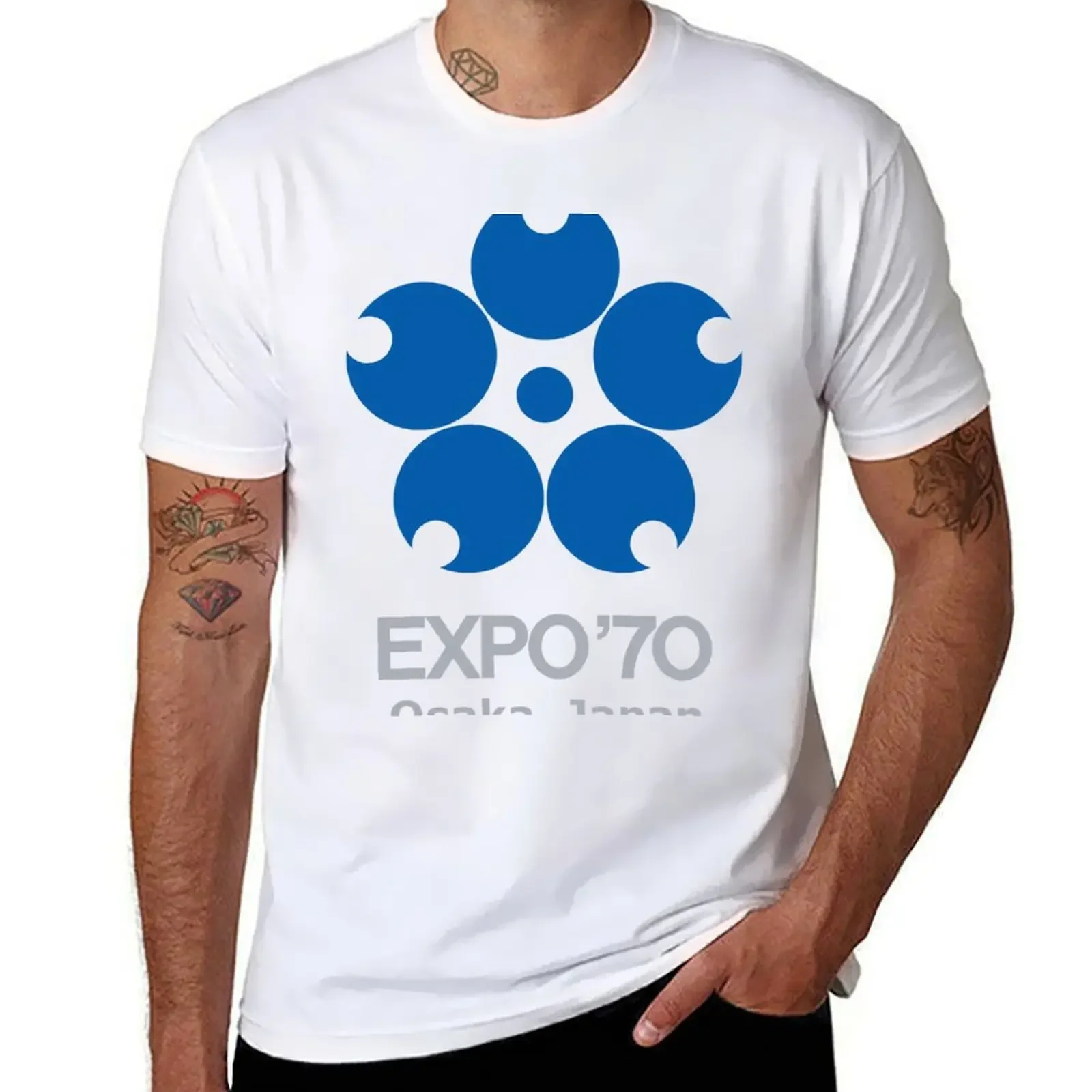 Short Sleeve Graphic expo 70 world's fair osaka japan T-Shirt graphic tees summer clothes new edition men workout shirt harajuku