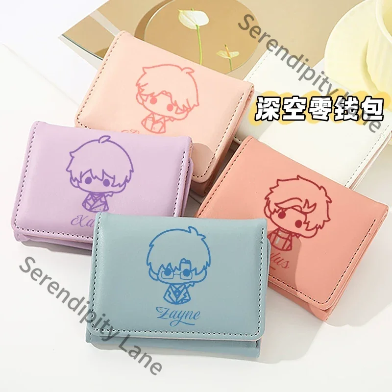 Love And Deepspace Series Multi-slot Coin Purse Card Bag Rafayel Zayne Xavier Sylus Ambitus Gift Colleagues Cosplay Goods Anime