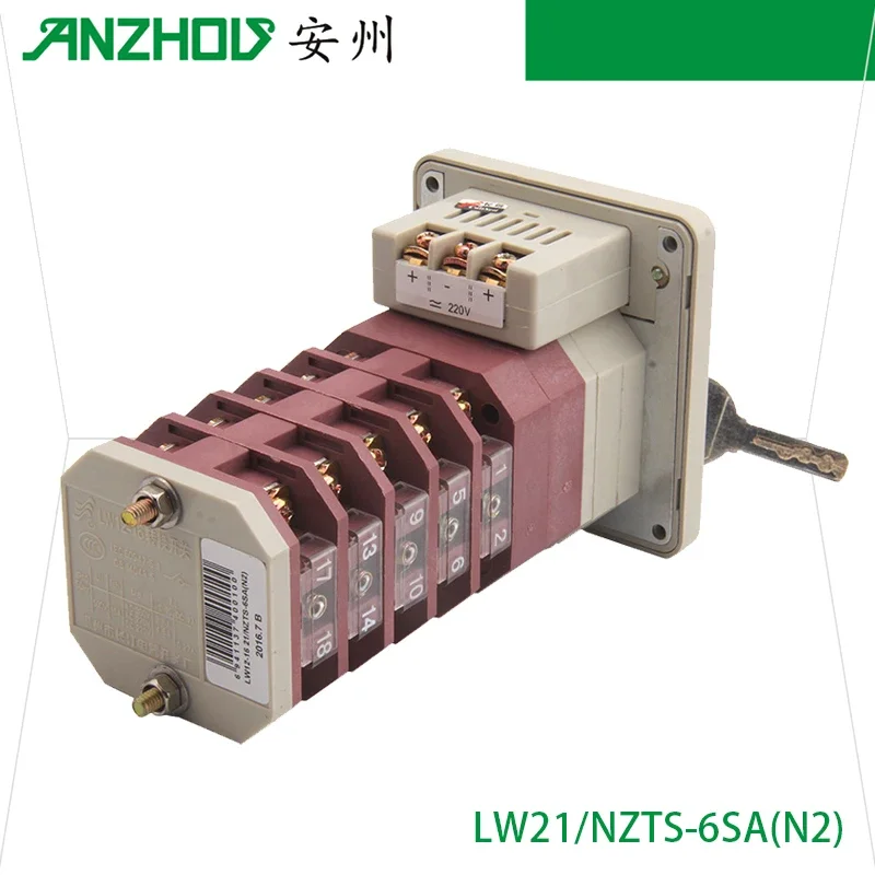 

LW12-16 Changeover Switch LW21/NZTS-6SA(N2) Combination Switch Panel with Indicator Light.