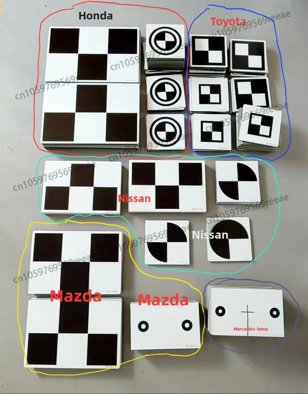 لوحة معايرة الكاميرا الأمامية لمرسيدس بنز لوحة معايرة الكاميرا الأمامية معايرة الحفاظ على المسار ، معيار الكاميرا الأمامية ، هوندا تويوتا #1