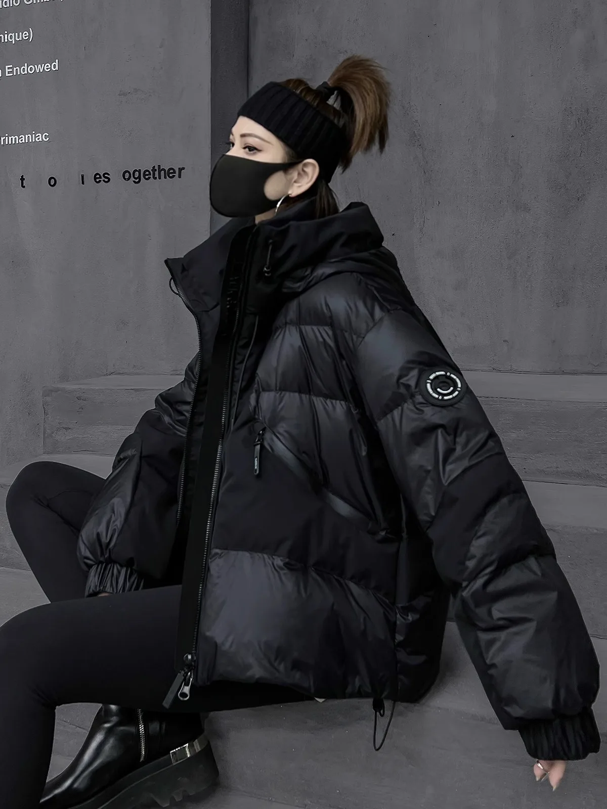 

Модная брендовая женская пуховая куртка M-Home, новинка 2025, маленький размер (3) Thi, белая пуховая зимняя теплая верхняя одежда