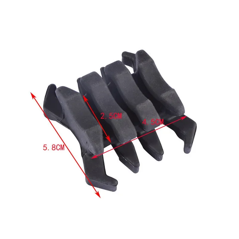 2pcs Archery Compound Bow Limbs Stabilizer High Elastic Rubber Shock Absorption Crab for Arrow Hunting Shooting Accessories