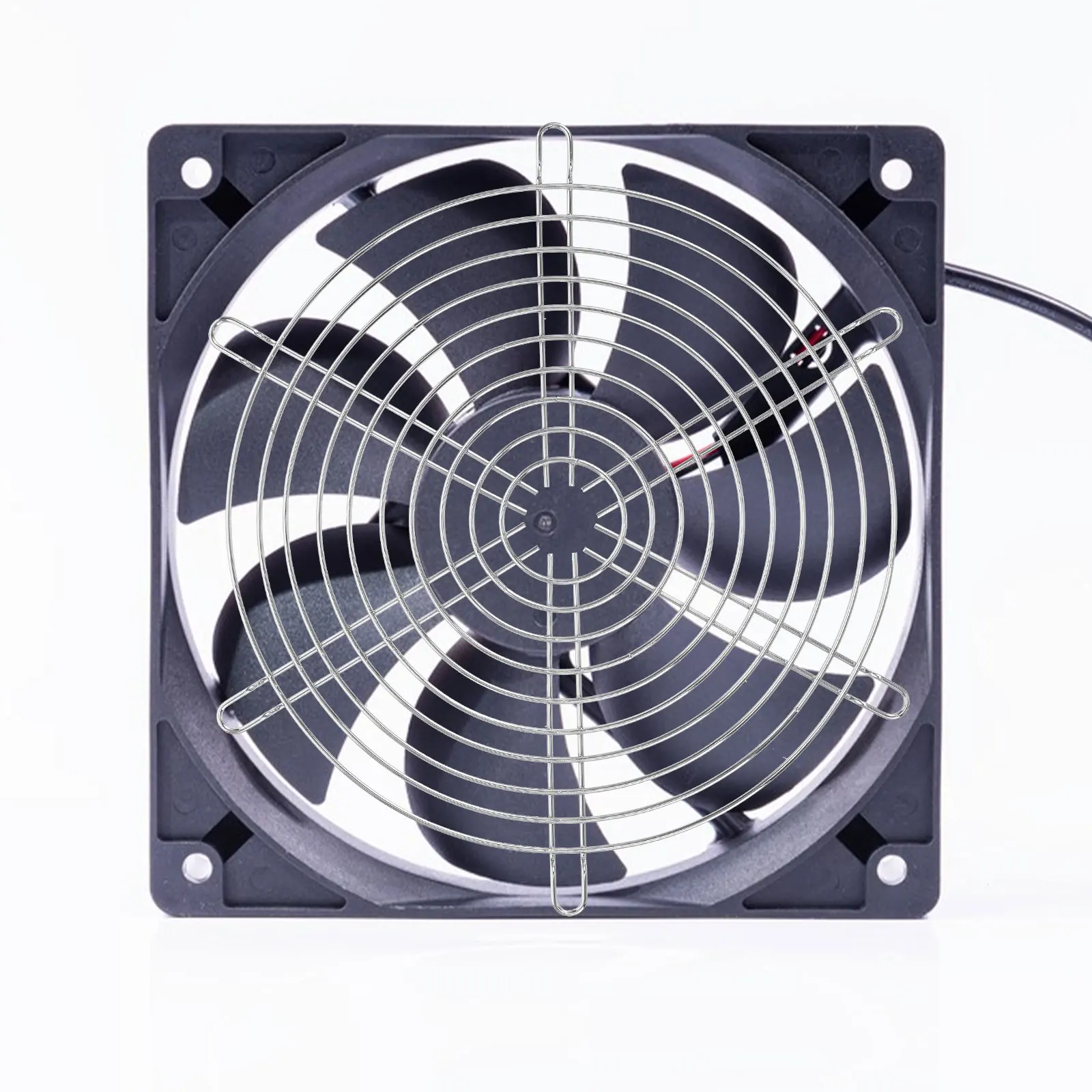 

1 Unit Exhaust Fans Grille Cover Sturdy Metal Design Safety Guard for Exhaust Fan Coolant System Non-Deformable Aesthetic Finish