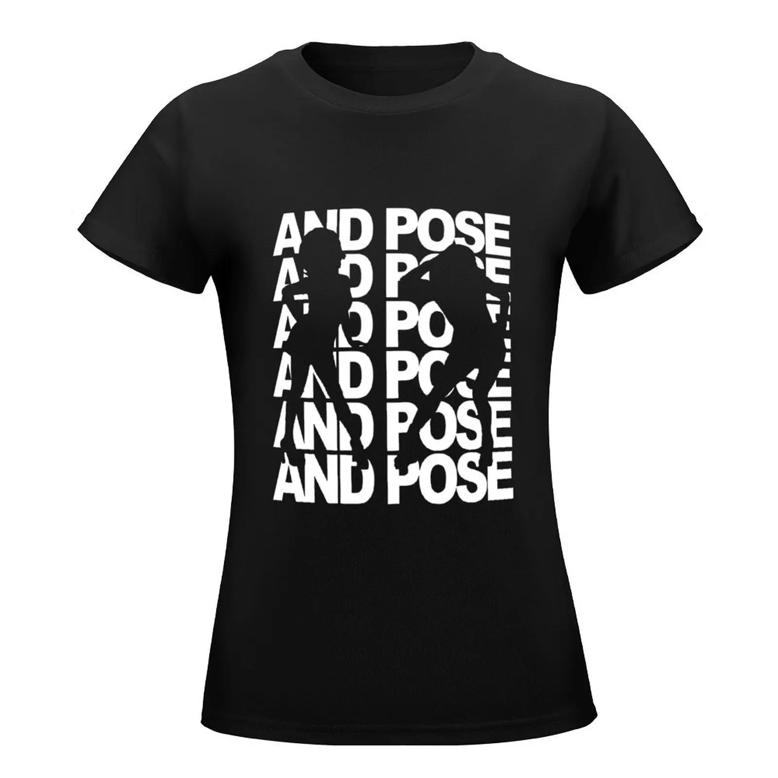 AND POSE T-Shirt aesthetic clothes animal prinfor vintage clothes t-shirt dress for Women plus size sexy