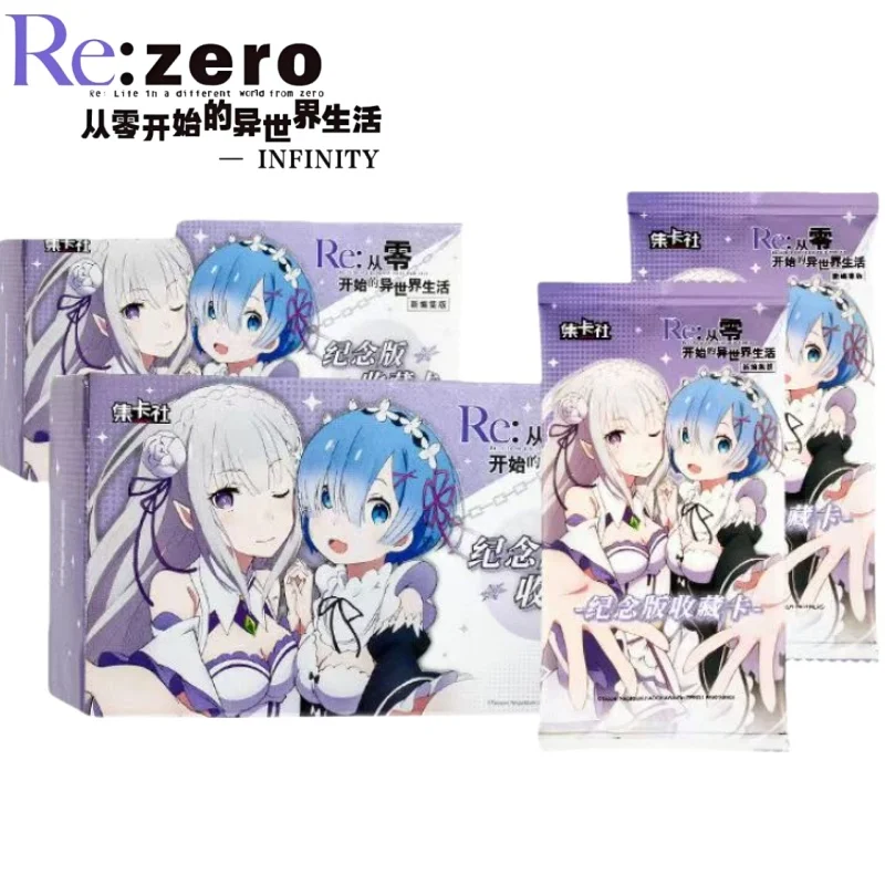 جديد إعادة: صفر - بدء الحياة في عالم آخر بطاقة قابلة للجمع كارتون ريم بطاقة الألعاب أنيمي البضائع هدية العيد