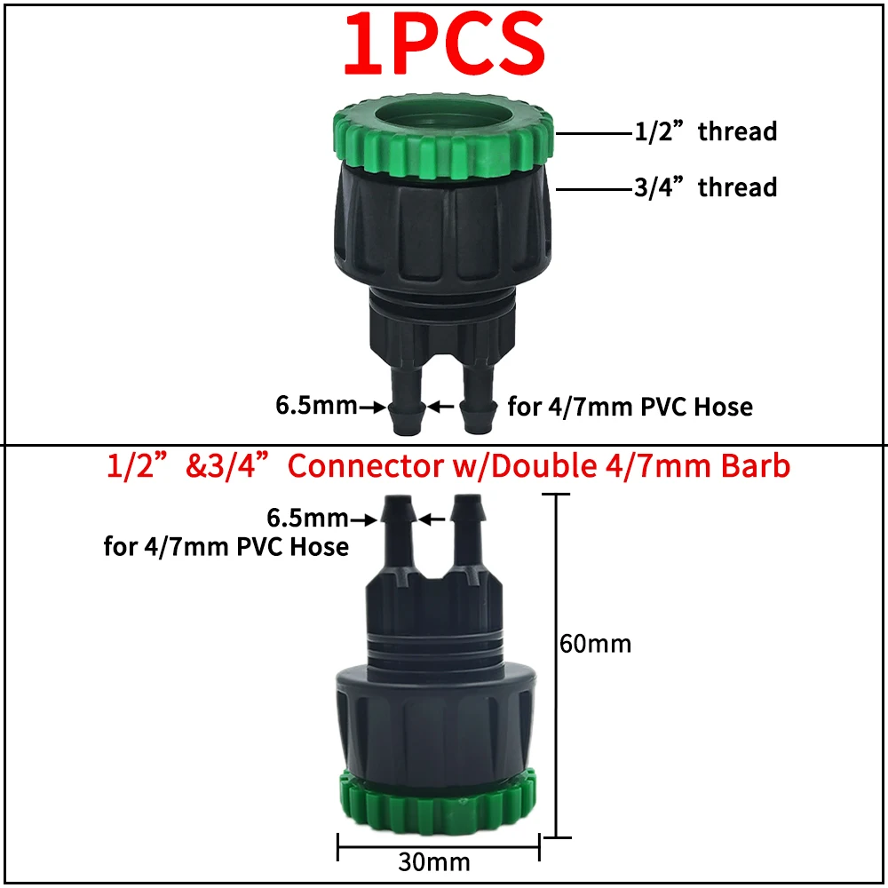 Garden Tap Adapters Quick Connectors 1/2\