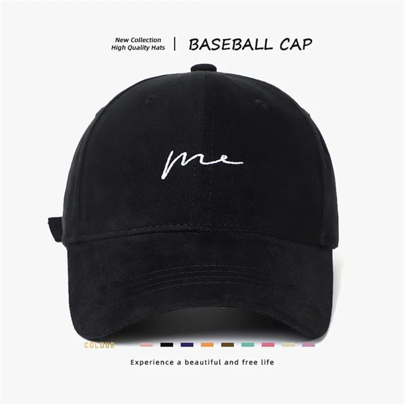 Gorras de béisbol Bordado de letras a la moda, gorras de sol informales de verano para exteriores para adultos con cabeza grande, gorras deportivas de Golf, gorras Snapback de Hip Hop