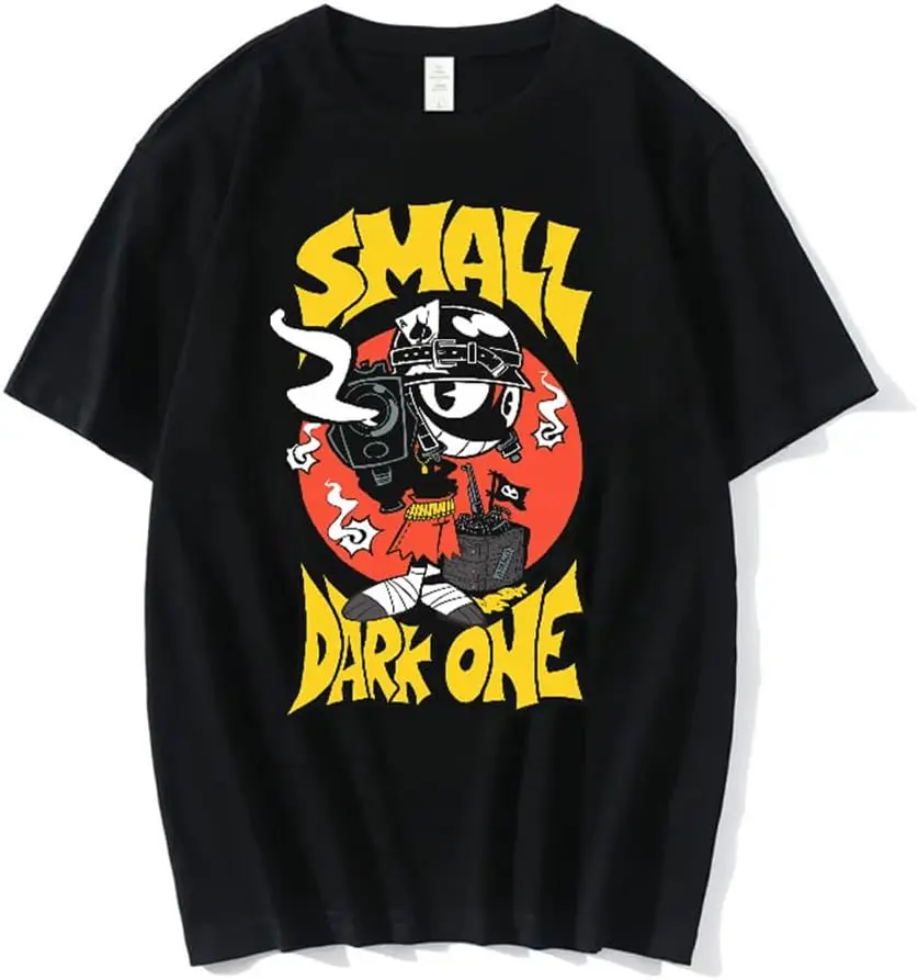 

Lil Darkie Gunsmoke Tee Crewneck Short Sleeve Streetwear Women Men T-Shirt 2024 Tour Hip Hop Clothes