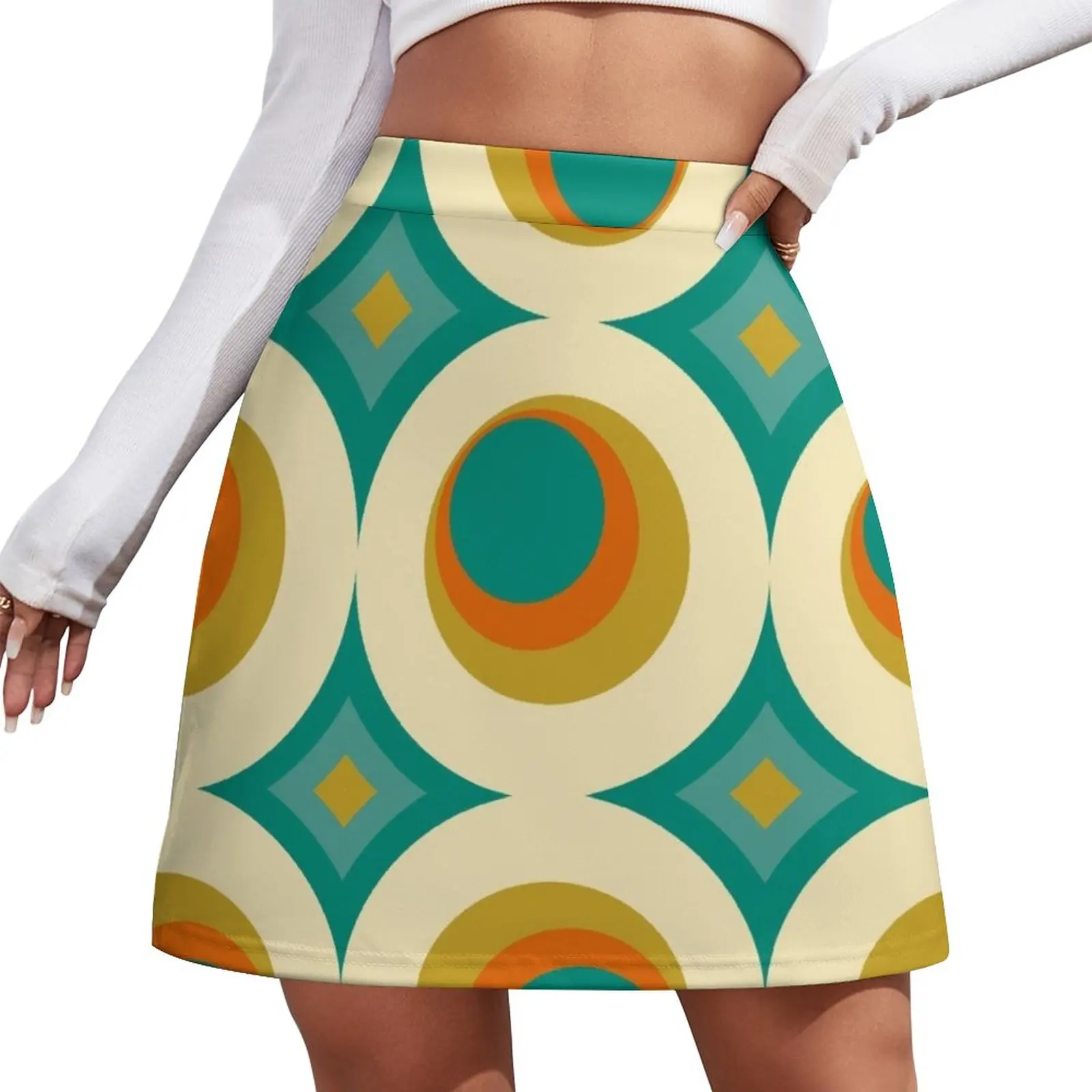 Mid-Century Modern Splash Mini Skirt women's stylish skirts kawaii clothes Dresses