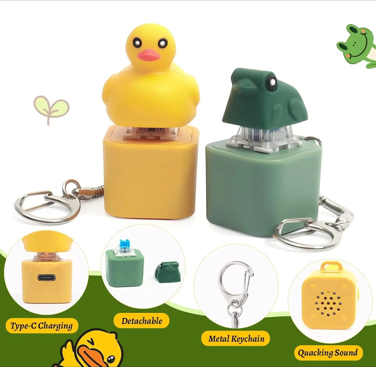 Board Game Quacks - Brinquedos de Teclado com Luz LED