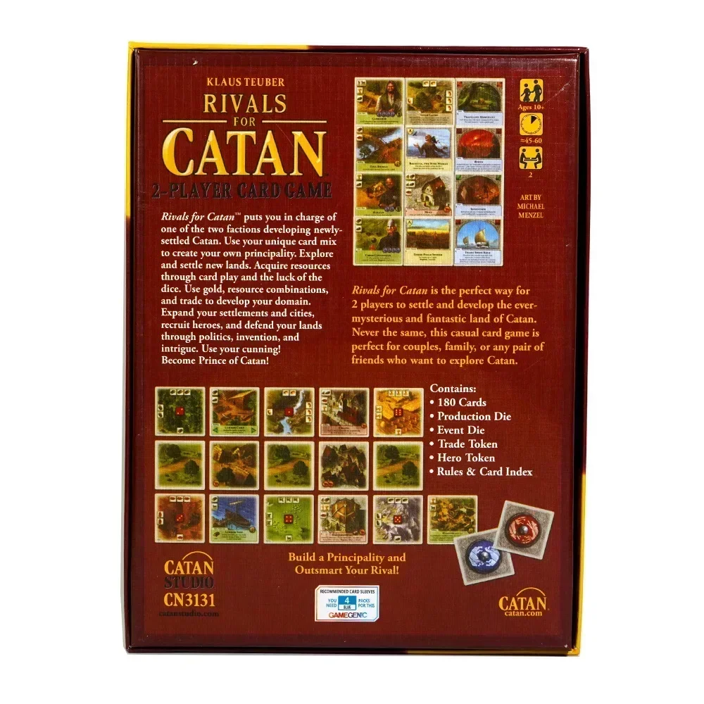 English version catan board game puzzle leisure toy game card 25th anniversary edition playing games 2-8 people party card games