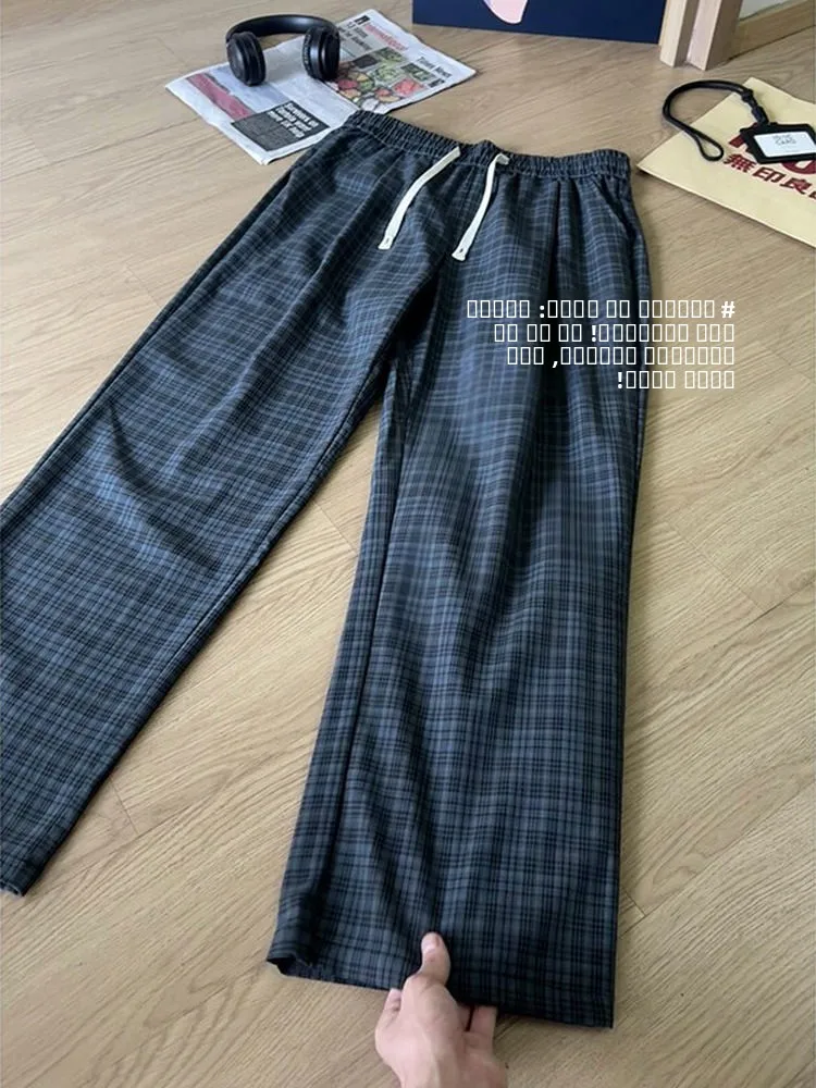 

Мужские повседневные брюки свободного кроя в американском стиле, больших размеров, с широкими штанинами, прямого кроя, удобные, дышащие, модные, винтажные, в стиле «ленивый шик»...