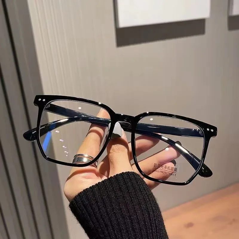 1pc Runde Brillen Transparent Computer Gläser Rahmen Frauen Männer Anti Blau Licht Blockieren Gläser Optische Spektakel Brillen – Detail 5