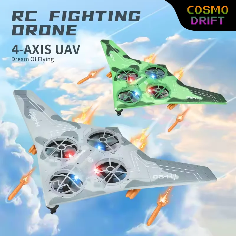 V19 RC Vliegtuig Schuimzweefvliegtuig Model 4-ASIS UAV Strategische Stealth Bomber Stijl B2 Stunt Fighter Afstandsbediening Vliegtuig Speelgoed Cadeau
