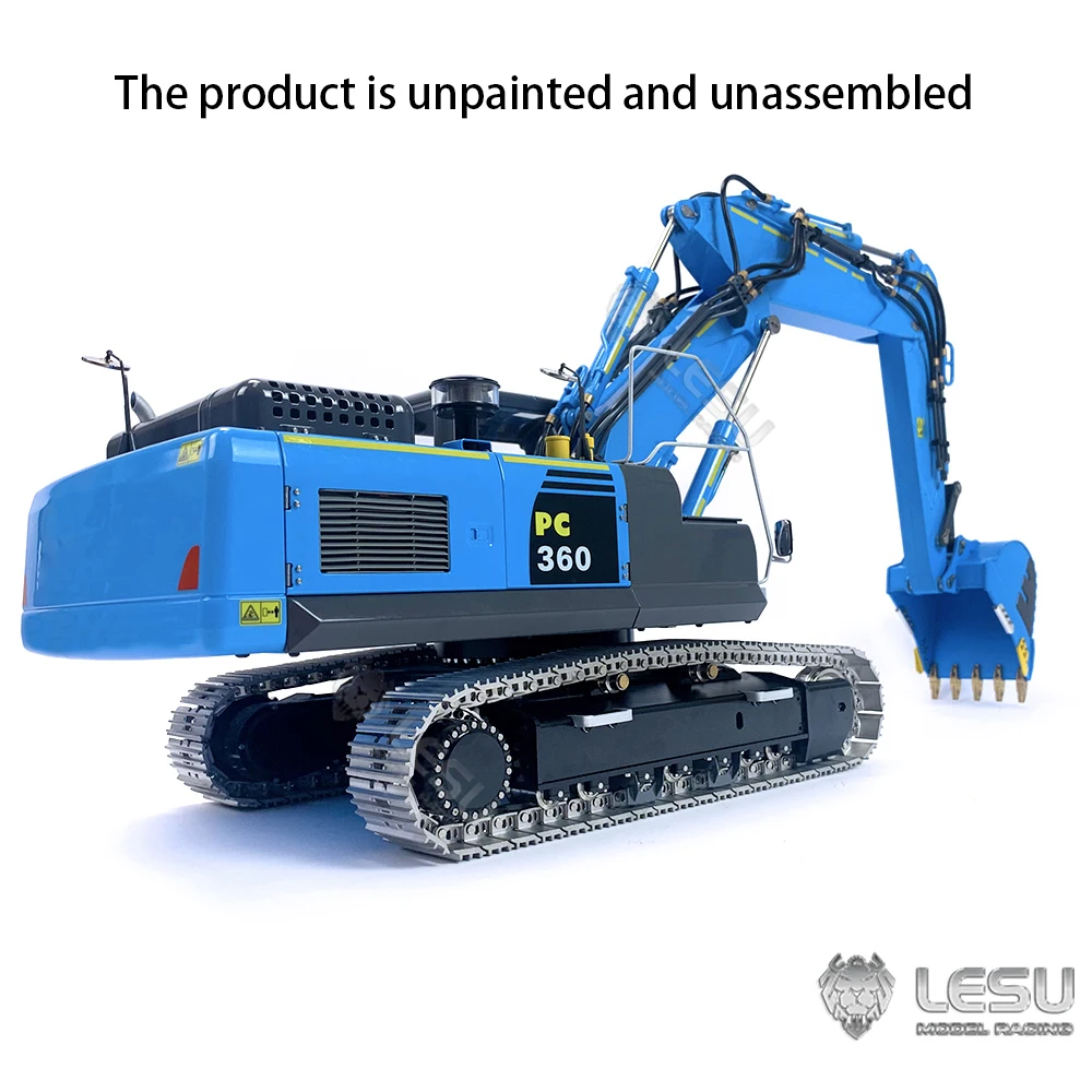 LESU 1/14 RC Hydraulic Excavators For 3 Arms Pc360 Electric Digger Kits Outdoor Toys