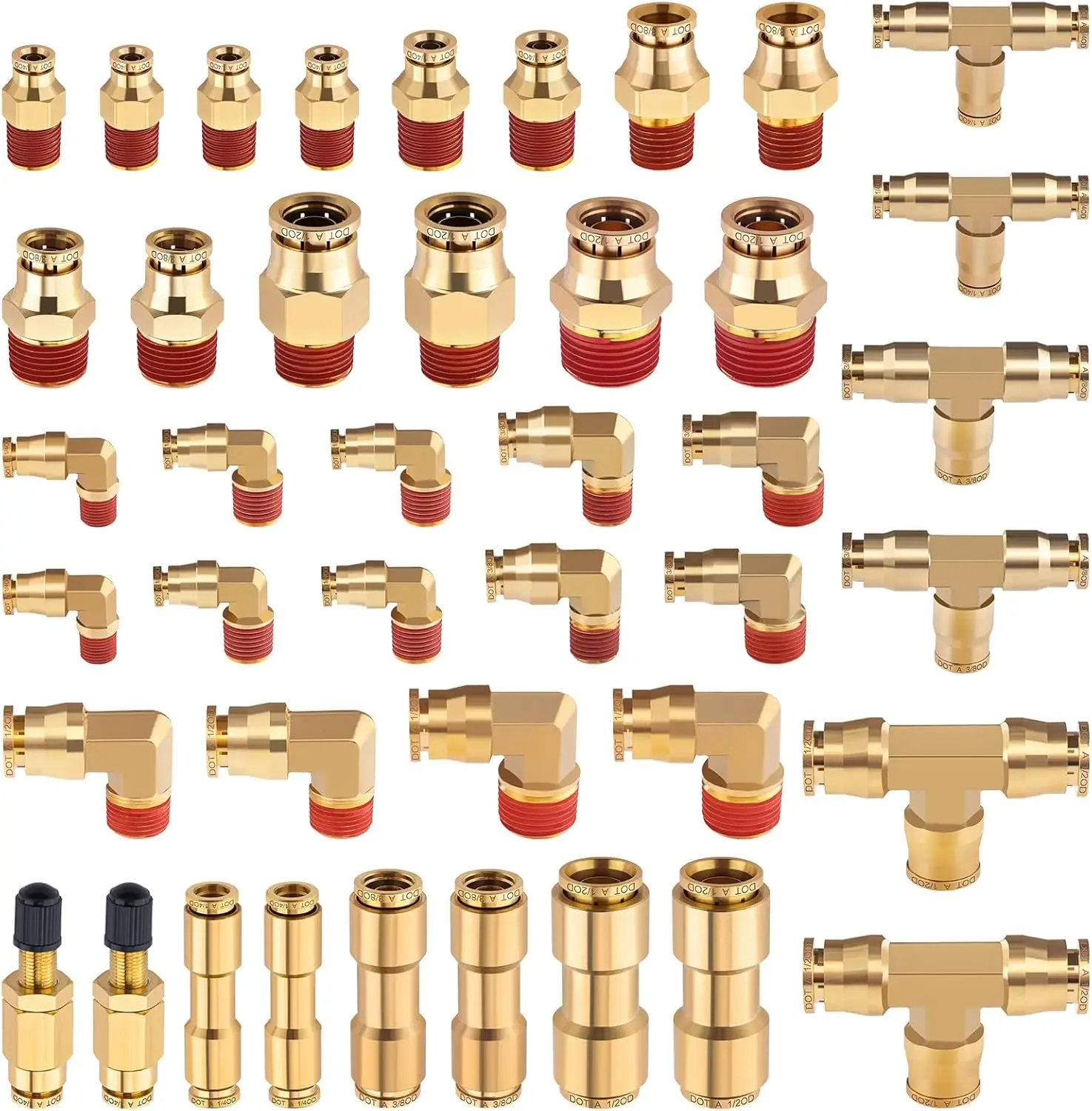 43 Pcs Brass Dot Ai… - image