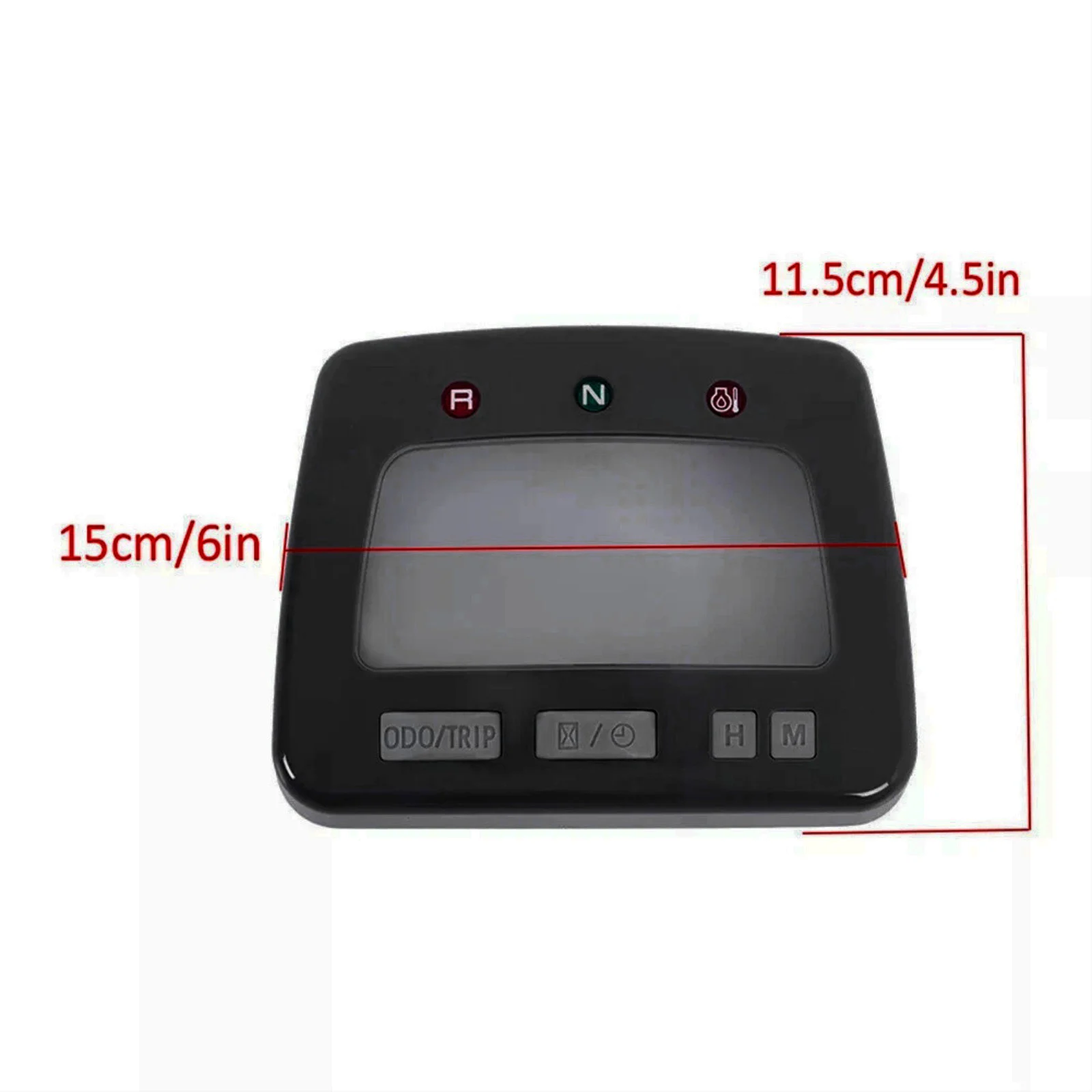 Black Speedometer Dash Upper Cover Replacement 37201-HN0-A01 for Honda Rancher 350 TRX350 Foreman 450 Rubicon 500 1998-2006