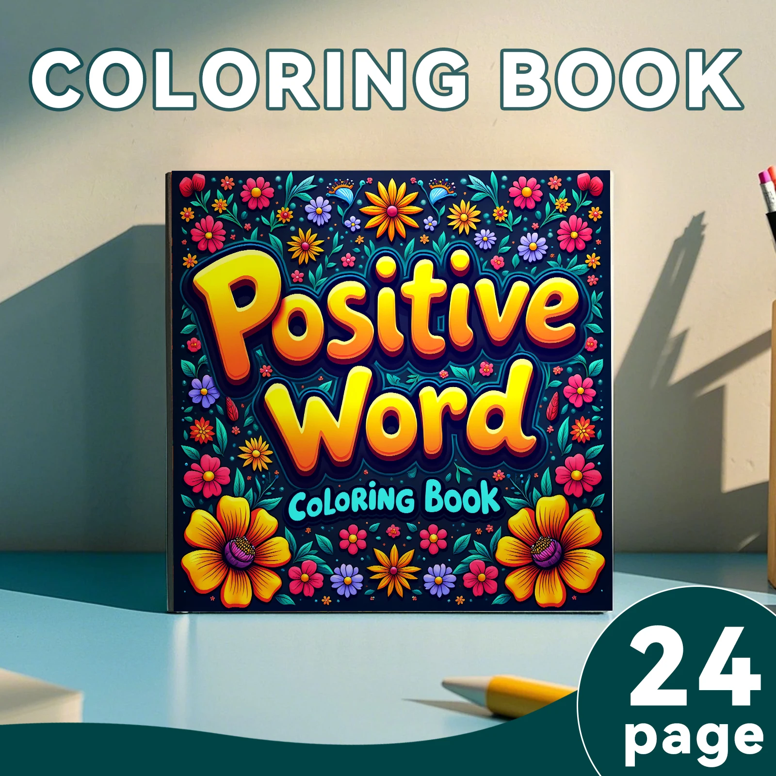 Creative Cartoon Coloring Book Educational Stress Relief Graffiti Painting Book Doodles Book for Adults And Teens Gift ﻿