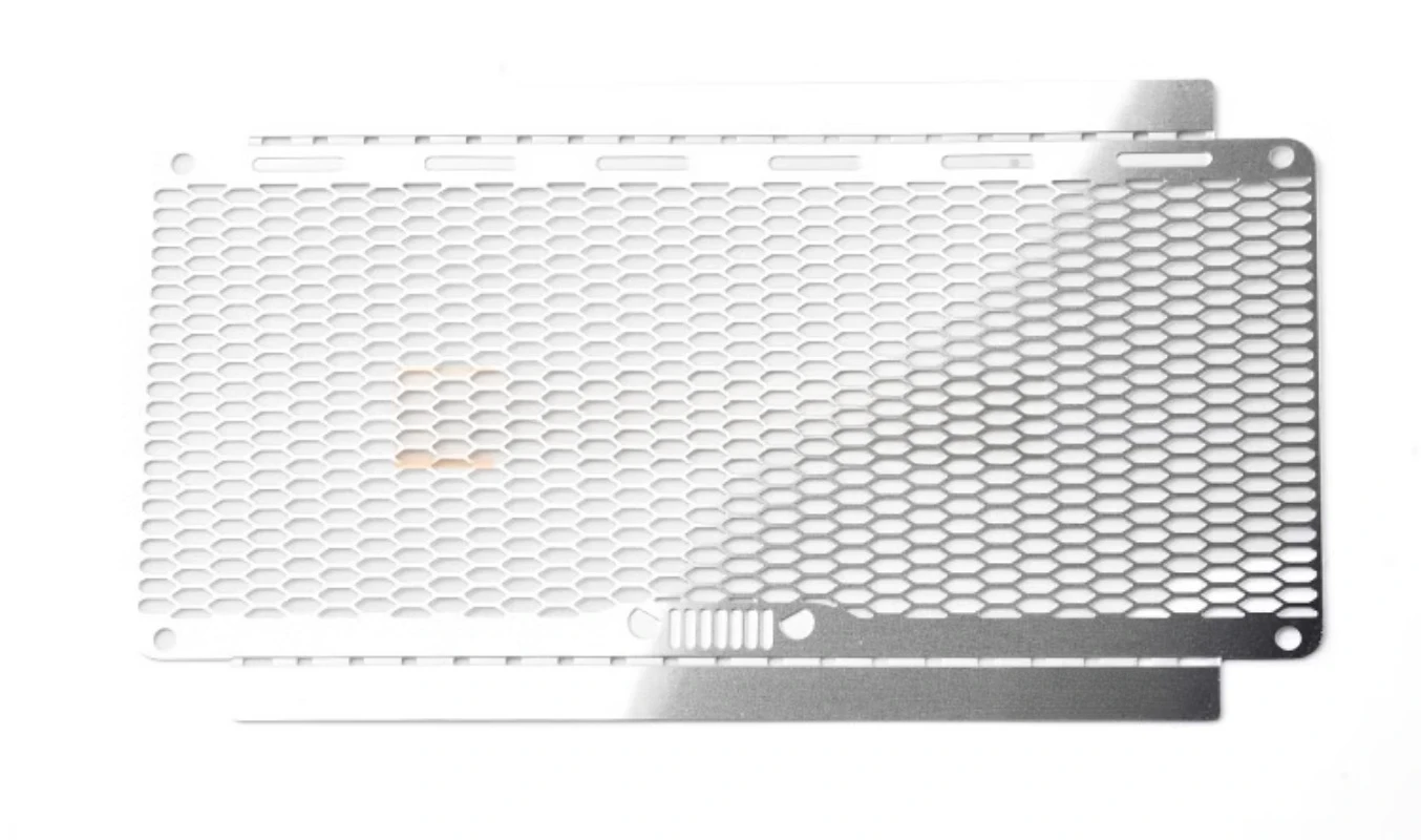 Rvs Watertank Decoratie Stuk Insect Preventie Netto voor 1/10 RC Crawler Auto Traxxas SCX10 Wrangler Upgrade Onderdelen