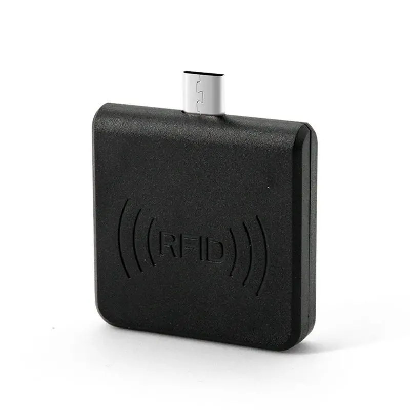 Micro USB RFID Ear Tag And Animal ID Reader FDX-A, B 134.2Khz Chip OTG For Cattle Black-Y41A