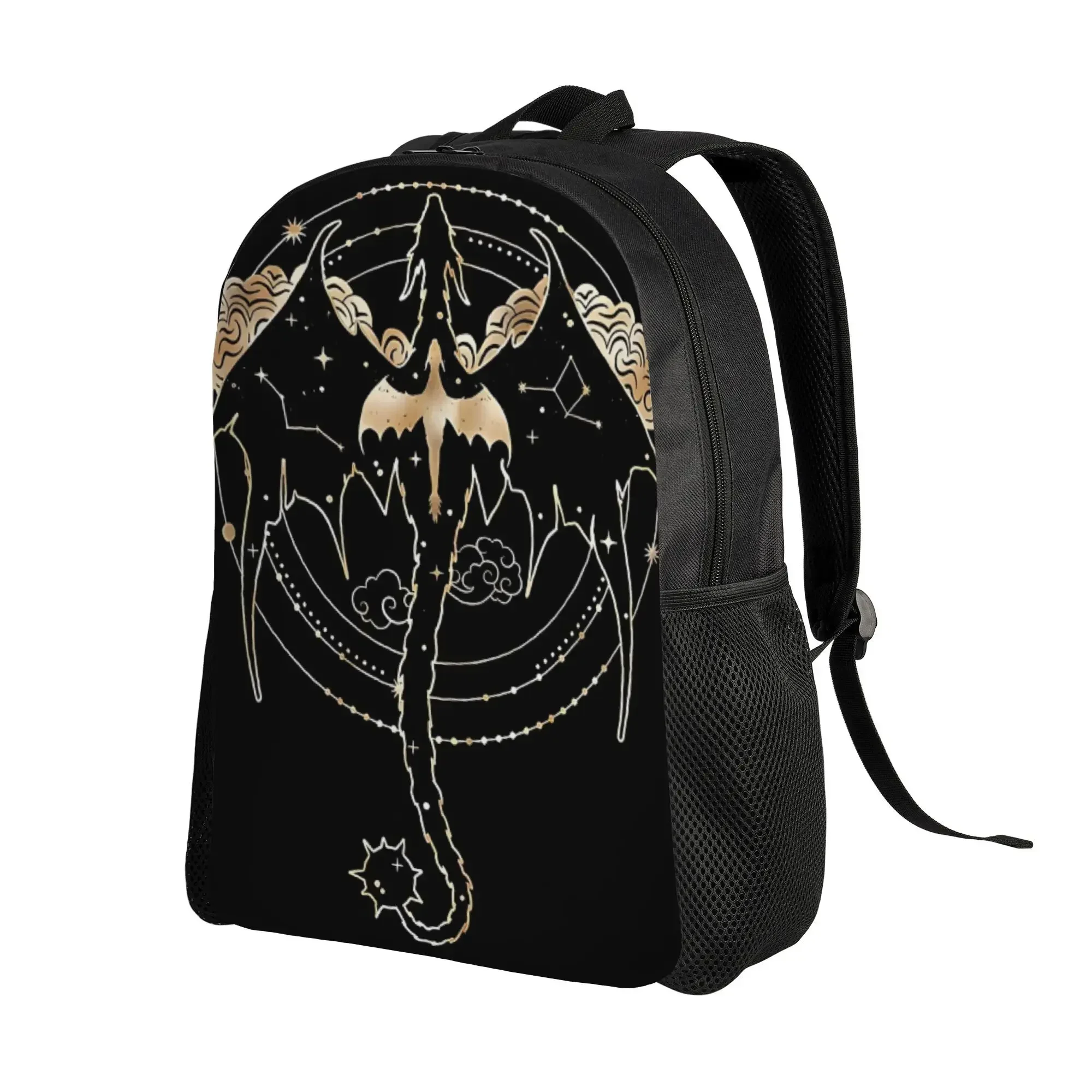Custom Bag ZLIENSZUS Officially Licensed Celestial Tairn & Andarna Fourth Wing Themed Backpack - Minimalist School Bookbag Suita