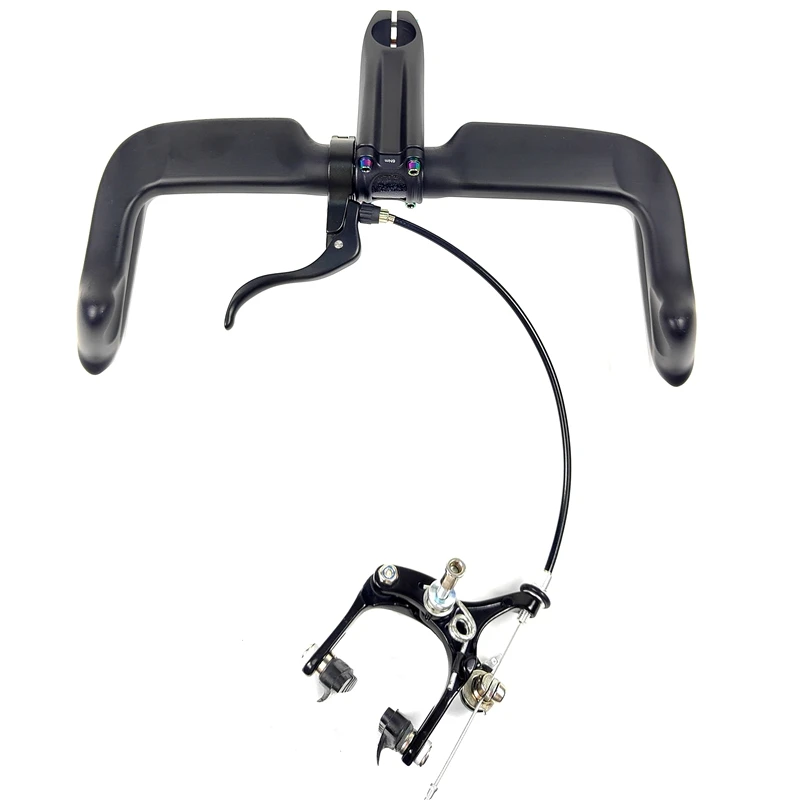 BIKEDOC HB27 Neue Version mit Bremsen Carbon-Bahnrad-Lenker Cycle Sprint TT Carbon-Lenker – Detail 10