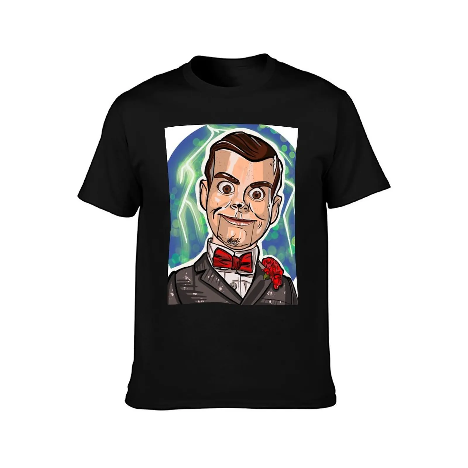 Goosebumps Slappy dummy lightning T-Shirt for a boy sweat graphic t shirts hippie clothes oversized t shirts for men